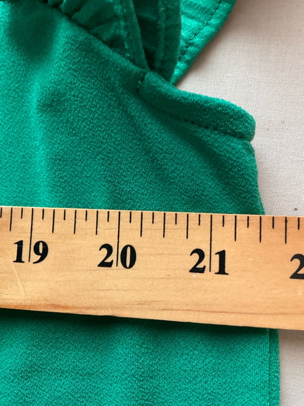 Adrianna Papell Women's Double Flutter Green Solid Office Wear Top Size XL NWT - Picture 8 of 10
